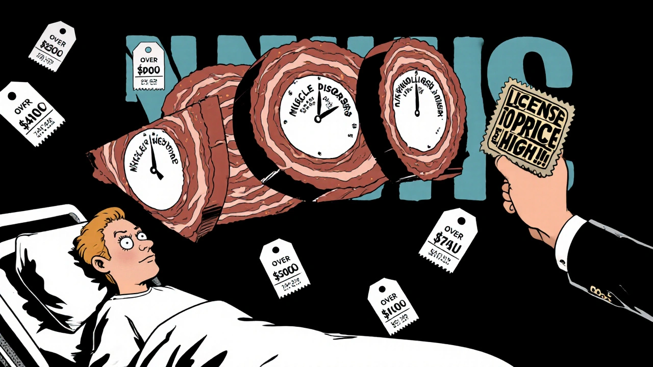 A single drug molecule is sliced into three rare diseases, each with its own 7-year clock and sky-high price tags.